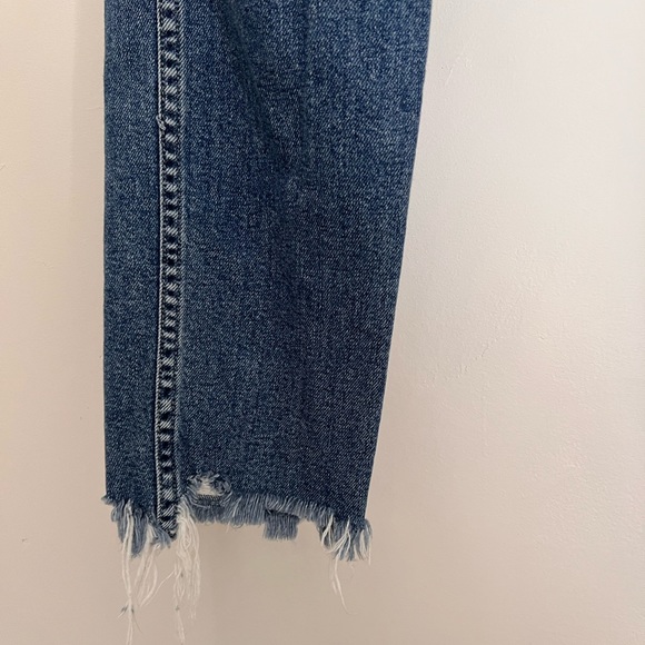 3x1 Frayed Hem Skinny Crop Stretch Jeans. - Picture 6 of 8